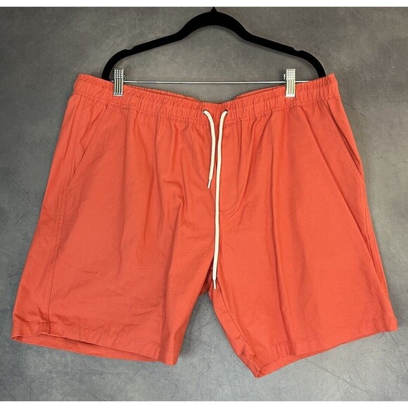 Create Unison Everyday Bermuda Shorts Drawstring 100% Cotton Men XL Retail $120 - Picture 1 of 8